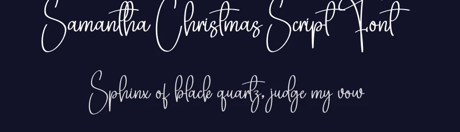 Samantha Christmas Script Font by creativeletter — Script Handwritten Font — thumbnail 2