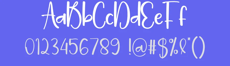 Samantha Display Font by creativeletter — Script Handwritten Font — thumbnail 3