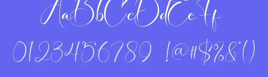 Samantha Flower Script Font by creativeletter — Script Handwritten Font — thumbnail 3