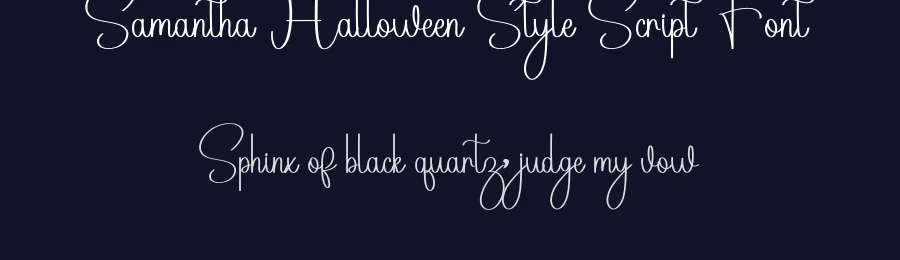 Samantha Halloween Style Script Font by inermediaSTUDIO — Script Handwritten Font — thumbnail 2