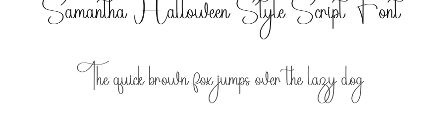 Samantha Halloween Style Script Font by inermediaSTUDIO — Script Handwritten Font
