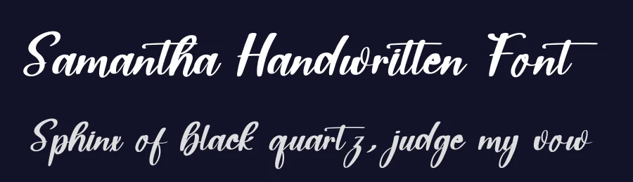 Samantha Handwritten Font by inermediaSTUDIO — Script Handwritten Font — thumbnail 2