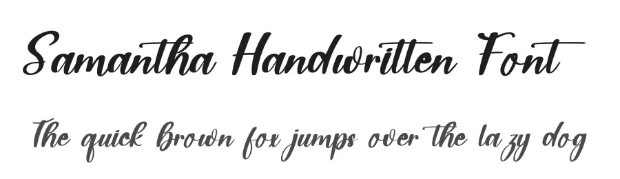 Samantha Handwritten Font by inermediaSTUDIO — Script Handwritten Font