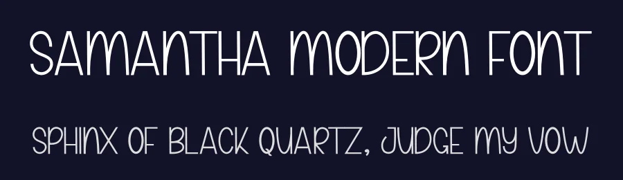 Samantha Modern Font by inermediaSTUDIO — Display Font — thumbnail 2