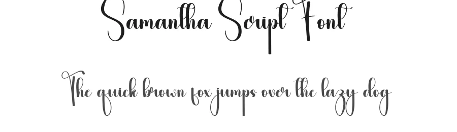 Samantha Script Font by andikastudio — Script Handwritten Font