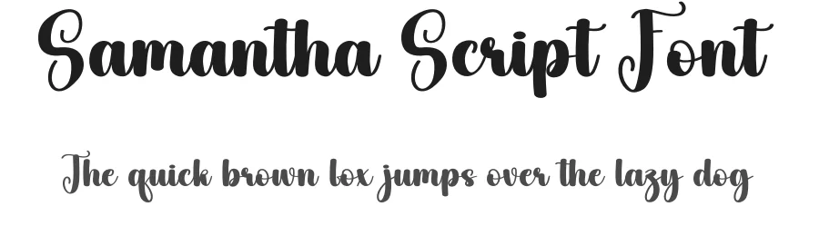 Samantha Script Font by andikastudio — Script Handwritten Font