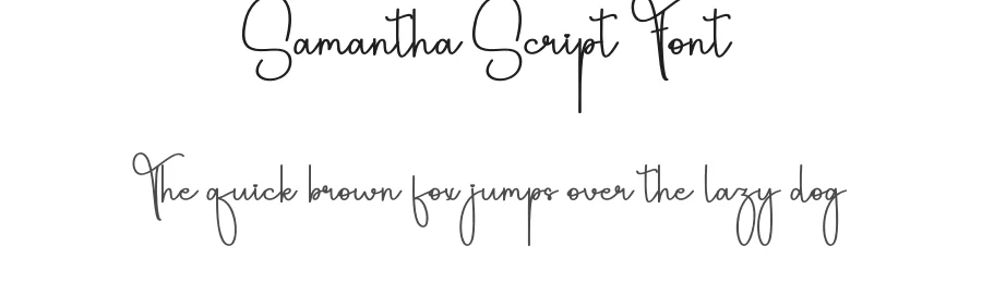 Samantha Script Font by andikastudio — Script Handwritten Font