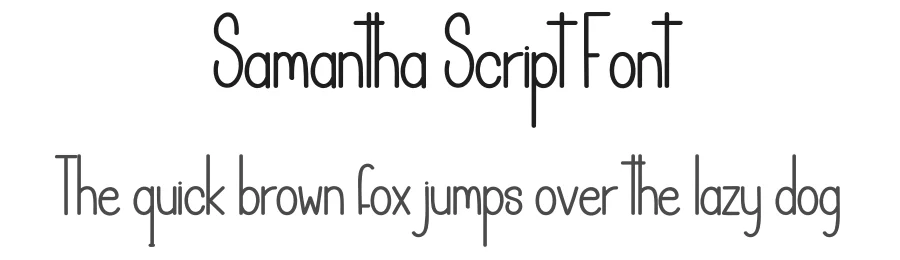 Samantha Script Font by creativeletter — Display Font