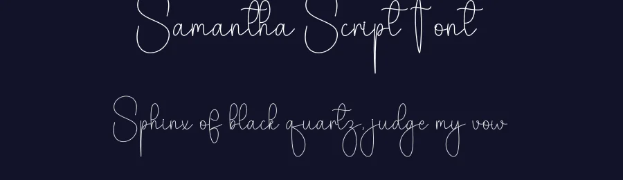 Samantha Script Font by andikastudio — Script Handwritten Font — thumbnail 2