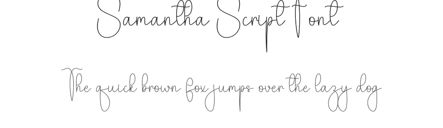 Samantha Script Font by andikastudio — Script Handwritten Font