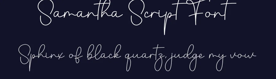 Samantha Script Font by creativeletter — Script Handwritten Font — thumbnail 2