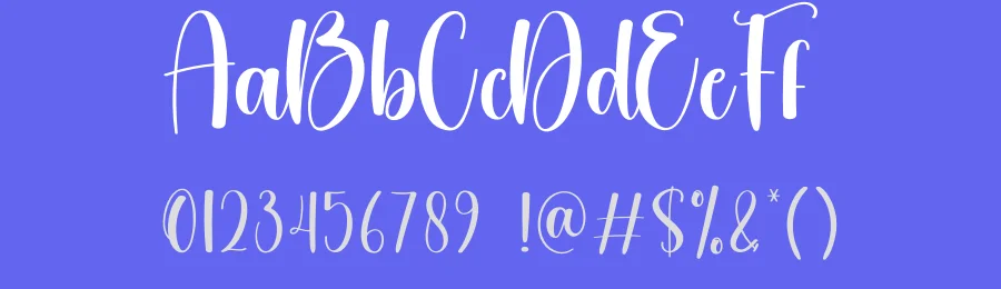 Samantha Script Typeface by creativeletter — Script Handwritten Font — thumbnail 3