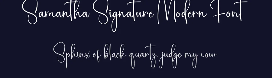 Samantha Signature Modern Font by creativeletter — Script Handwritten Font — thumbnail 2