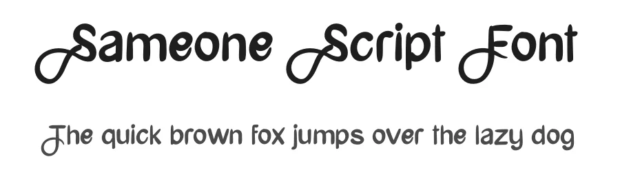 Sameone Script Font by andikastudio — Script Handwritten Font