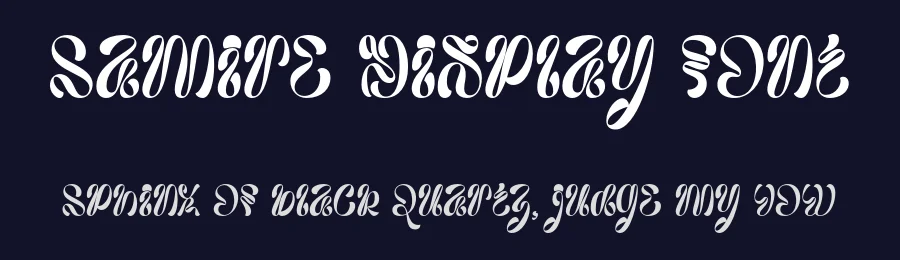 Samire Display Font by Krisma Graph — Display Font — thumbnail 2