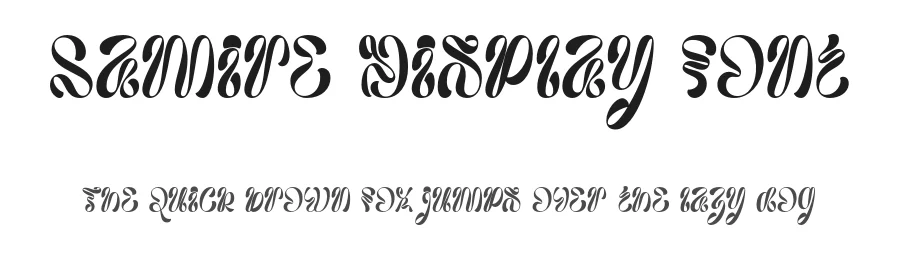 Samire Display Font by Krisma Graph β Display Font