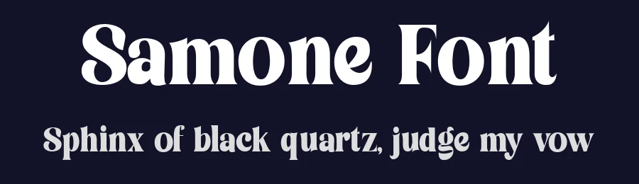 Samone Font by Dantype — Decorative Font — thumbnail 2
