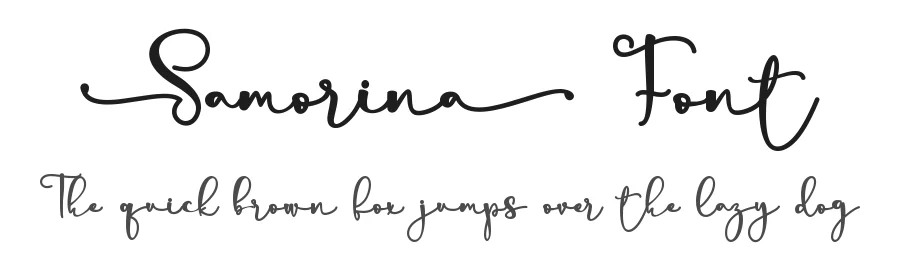 Samorina Font by Thomas Aradea — Script Handwritten Font