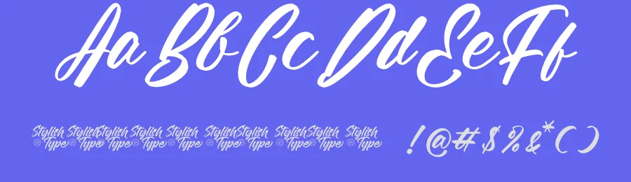 Samorthy – Handwritten Brush Font by stylishtype.co — Script Handwritten Font — thumbnail 3