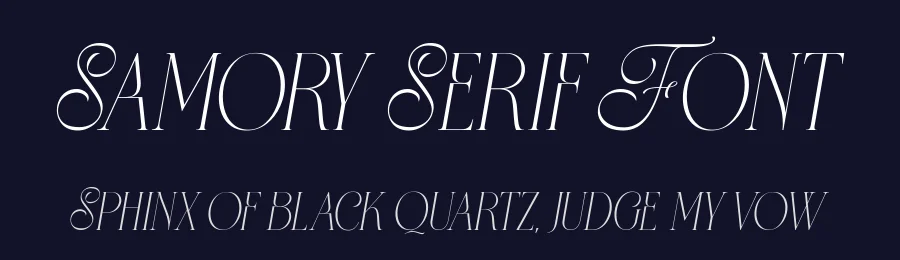 Samory Serif Font by alit design — Serif Font — thumbnail 2