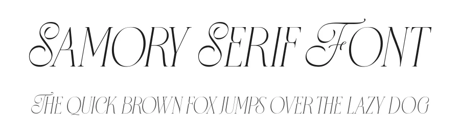 Samory Serif Font by alit design — Serif Font