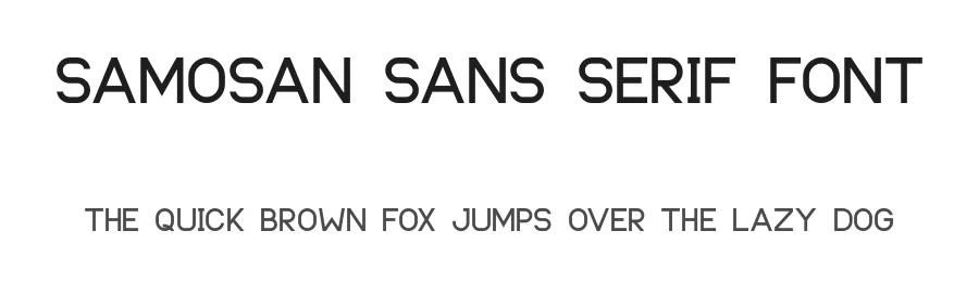 Samosan Sans Serif Font by Abdurrasyidismail — Sans Serif Font