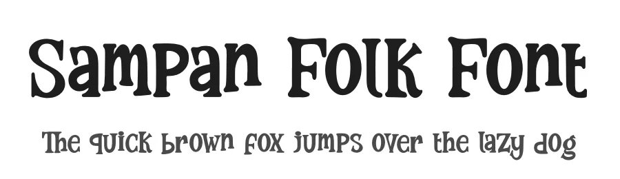 Sampan Folk Font by Gracetypestudio — Display Font