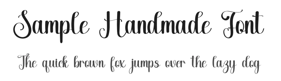 Sample Handmade Font by inermediaSTUDIO — Script Handwritten Font