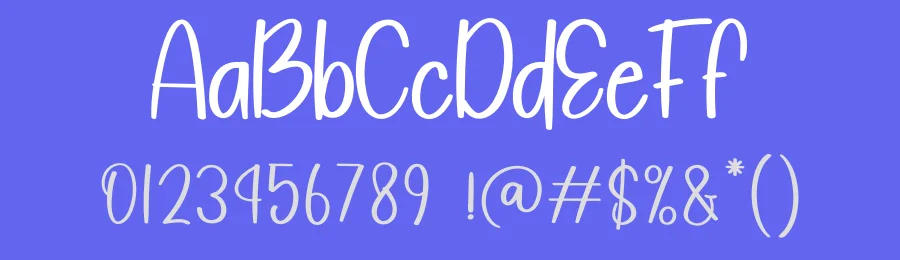 Sample Highland Script Font by creativeletter — Display Font — thumbnail 3