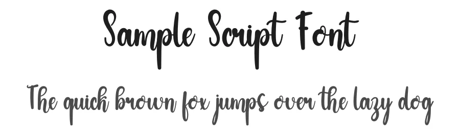 Sample Script Font by inermediaSTUDIO — Script Handwritten Font
