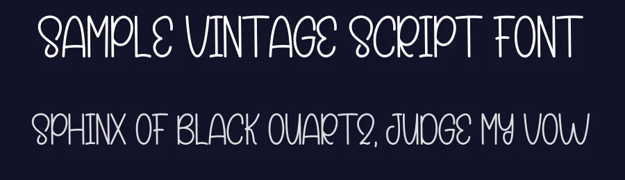 Sample Vintage Script Font by inermediaSTUDIO — Display Font — thumbnail 2