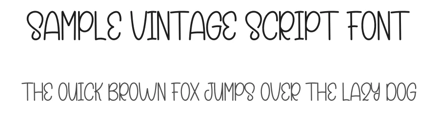 Sample Vintage Script Font by inermediaSTUDIO — Display Font