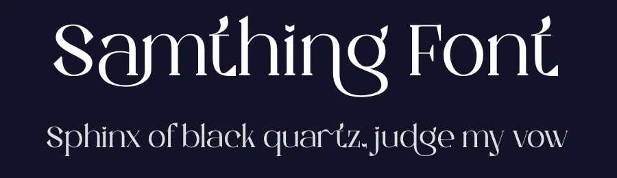 Samthing Font by Rismatype — Decorative Font — thumbnail 2