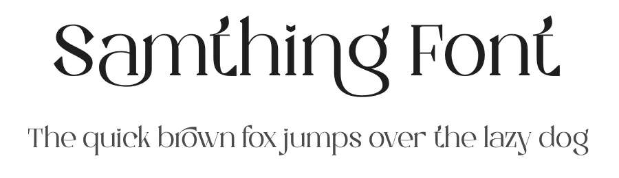 Samthing Font by Rismatype — Decorative Font