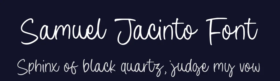 Samuel Jacinto Font by Timur type — Script Handwritten Font — thumbnail 2