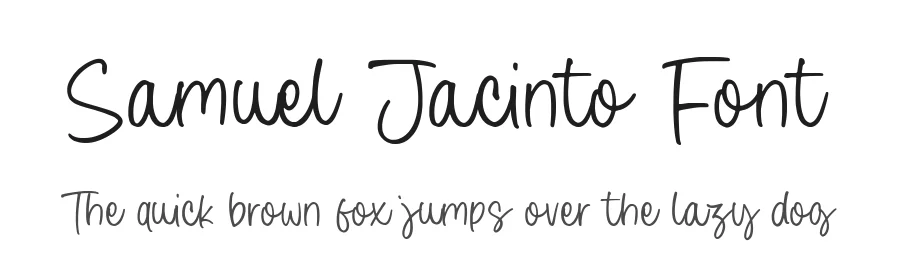 Samuel Jacinto Font by Timur type — Script Handwritten Font