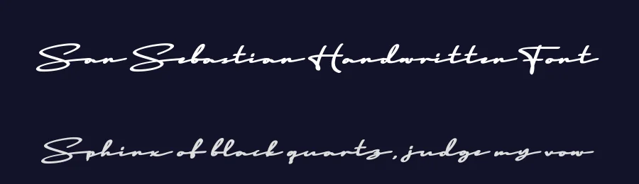 San Sebastian Handwritten Font by Inspiratype Studio — Script Handwritten Font — thumbnail 2