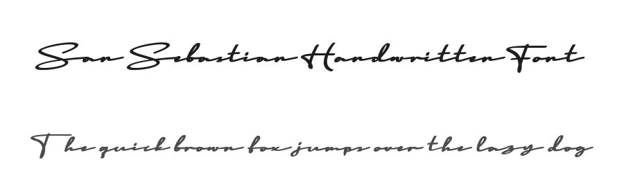 San Sebastian Handwritten Font by Inspiratype Studio โ Script Handwritten Font