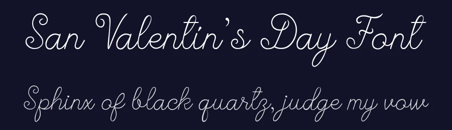San Valentín’s Day Font by Jaime Rangel Castro — Script Handwritten Font — thumbnail 2