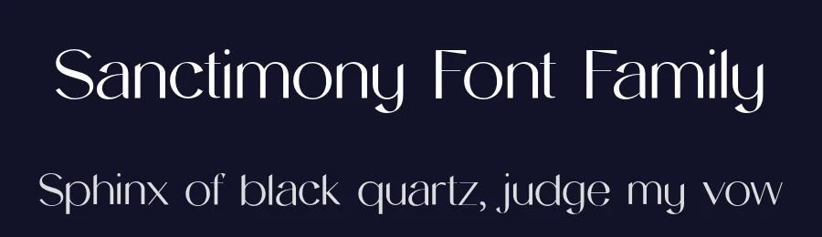 Sanctimony Font Family by UICreative — Sans Serif Font — thumbnail 2