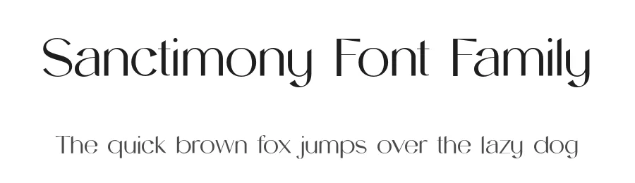 Sanctimony Font Family by UICreative — Sans Serif Font