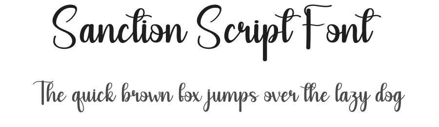 Sanction Script Font by andikastudio — Script Handwritten Font