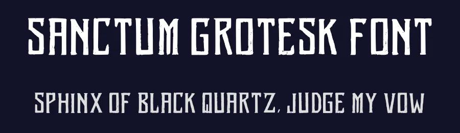 Sanctum Grotesk Font by HELLBERTO — Serif Font — thumbnail 2