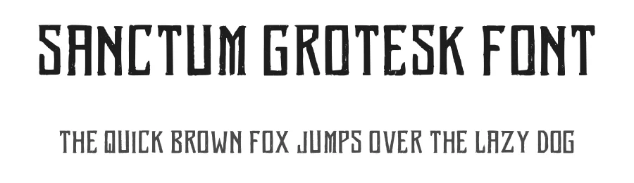 Sanctum Grotesk Font by HELLBERTO — Serif Font