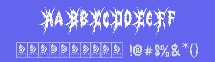 Sanctum Void | Black Metal Typeface by Denustudios — Display Font — thumbnail 3