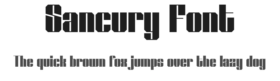 Sancury Font by Rantautype — Display Font