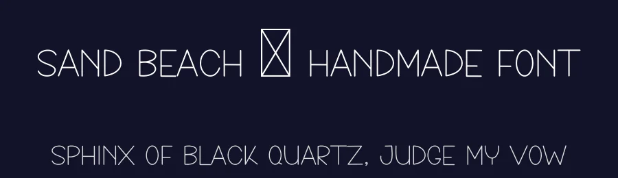 Sand Beach – Handmade Font by freshtypeink — Script Handwritten Font — thumbnail 2