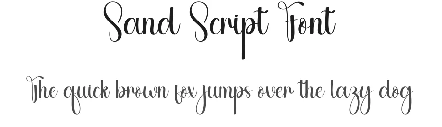 Sand Script Font by andikastudio — Script Handwritten Font