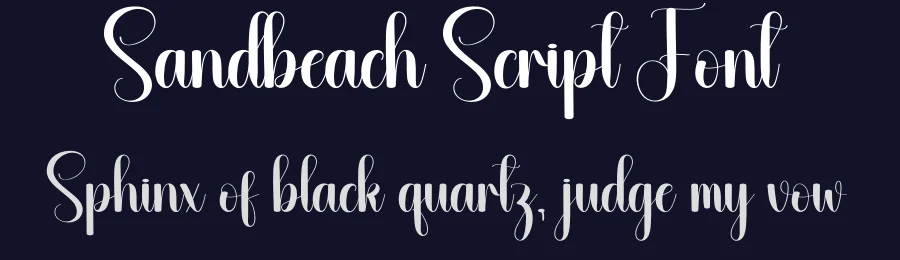 Sandbeach Script Font by andikastudio — Script Handwritten Font — thumbnail 2