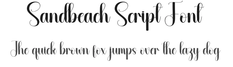 Sandbeach Script Font by andikastudio — Script Handwritten Font